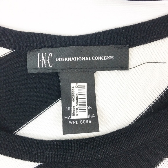 INC International Concept | Asymmetrical Blouse - Picture 4 of 4